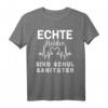 Echte Helden sind Schulsanitäter und helfen dir im Notfall T-Shirt  Geschenk für junge Sanitäter und Erste-Hilfe-Helden