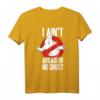 Ghostbusters I Ain't Afraid Of No Ghost Bold Text T-Shirt - Offiziell lizenziertes Fan-Produkt