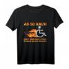 Lustiges Rollstuhl T-Shirt Ab 50 KM/H Zieht Mein Rollstuhl Nach Rechts - Humorvolles Geschenk für Rollstuhlfahrer
