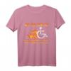 Lustiges Rollstuhl T-Shirt Ab 50 KM/H Zieht Mein Rollstuhl Nach Rechts - Humorvolles Geschenk für Rollstuhlfahrer