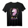 Ella T-Shirt - Personalisiertes Regenbogen-Namensshirt für Mädchen, perfektes Geschenk für Geburtstag, Weihnachten & besondere Anlässe