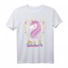 Ella T-Shirt - Personalisiertes Regenbogen-Namensshirt für Mädchen, perfektes Geschenk für Geburtstag, Weihnachten & besondere Anlässe