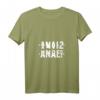 Damen Lustiges Reflex T-Shirt mit russischer Botschaft 2021  Humorvolles V-Ausschnitt Shirt mit versteckter Anal Nachricht