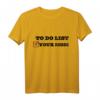 Cheeky Priorities - Lustiges To-Do Liste Your Mom T-Shirt für humorvolle Freunde & Spaßvögel