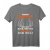 Glückwunsch zu deiner Flucht - Humorvolles Abschied T-Shirt für Kollegen, Praktikanten & Teammitglieder bei Jobwechsel oder Ruhestand