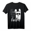 Wer schön sein will muss lachen Alpaka T-Shirt witzig  Lustiges Tierliebhaber Shirt für Büro, Geburtstag & Weihnachten