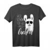 Wer schön sein will muss lachen Alpaka T-Shirt witzig  Lustiges Tierliebhaber Shirt für Büro, Geburtstag & Weihnachten