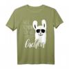 Wer schön sein will muss lachen Alpaka T-Shirt witzig  Lustiges Tierliebhaber Shirt für Büro, Geburtstag & Weihnachten