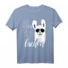 Wer schön sein will muss lachen Alpaka T-Shirt witzig  Lustiges Tierliebhaber Shirt für Büro, Geburtstag & Weihnachten