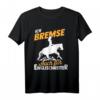 Ich bremse auch für Englischreiter - Westernreiterin T-Shirt, perfektes Geschenk für Pferdeliebhaberinnen & Reitsportfans