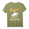 Ich bremse auch für Englischreiter - Westernreiterin T-Shirt, perfektes Geschenk für Pferdeliebhaberinnen & Reitsportfans