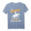 Ich bremse auch für Englischreiter - Westernreiterin T-Shirt, perfektes Geschenk für Pferdeliebhaberinnen & Reitsportfans