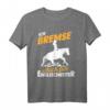 Ich bremse auch für Englischreiter - Westernreiterin T-Shirt, perfektes Geschenk für Pferdeliebhaberinnen & Reitsportfans