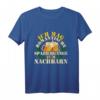 Ich mag romantische Spaziergänge zum Nachbarn T-Shirt  Lustiges Bier-Design mit Hopfenkranz für Freunde & Nachbarn