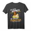 Ich liebe Hühner - Die machen Frühstück! Lustiges Hühner Eier Spruch T-Shirt für Landwirte, Hühnerhalter & Frühstücksliebhaber