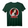 Star Wars Princess Leia Rebel Bold Text Circle Portrait T-Shirt - Offiziell Lizenzierte Fanbekleidung für Star Wars Enthusiasten