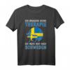 Ich brauche keine Therapie, Ich muss nur nach Schweden T-Shirt  Lustiges Reise-Design für Schwedenliebhaber, Camper & Skandinavien-Fans