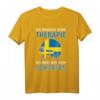 Ich brauche keine Therapie, Ich muss nur nach Schweden T-Shirt  Lustiges Reise-Design für Schwedenliebhaber, Camper & Skandinavien-Fans