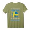 Ich brauche keine Therapie, Ich muss nur nach Schweden T-Shirt  Lustiges Reise-Design für Schwedenliebhaber, Camper & Skandinavien-Fans