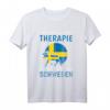 Ich brauche keine Therapie, Ich muss nur nach Schweden T-Shirt  Lustiges Reise-Design für Schwedenliebhaber, Camper & Skandinavien-Fans