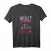 Lustiges Party T-Shirt für Frauen - Mädels egal was passiert Pegel halten Saufen Spruch, perfekt für Junggesellinnenabschied, Geburtstag & Weihnachten