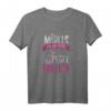 Lustiges Party T-Shirt für Frauen - Mädels egal was passiert Pegel halten Saufen Spruch, perfekt für Junggesellinnenabschied, Geburtstag & Weihnachten