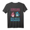 Keiner mag Klugscheißer - Lustiges Vogel Tier Cartoon Witz T-Shirt als Geschenkidee für Freunde & Familie