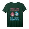 Keiner mag Klugscheißer - Lustiges Vogel Tier Cartoon Witz T-Shirt als Geschenkidee für Freunde & Familie