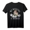 HapBunny Beauty And The Beast Weekend Is Booked T-Shirt - Offiziell lizenziertes Disney-Motiv für Fans & Märchenliebhaber