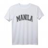 Manila Philippines Varsity Style Black T-Shirt mit Stadtmotiv  Klassisch geschnitten, hochwertig & urbaner Look