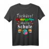 Tschüss Kindergarten Hallo Schule T-Shirt - Lustiges Geschenk zur Einschulung und Kindergarten-Abschluss für Kinder
