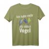 Ich habe mehr als einen Vogel Spruch T-Shirt  Lustiges Geschenk für Vogelzüchter & Tierliebhaber mit Wellensittichen & Papageien