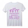 Ich bin lecker weil ich fett bin - Witziges Ironie T-Shirt für Erwachsene, lustiges Spruch-Shirt für Humor und Lebensfreude