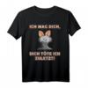 Ich mag dich, dich töte ich zuletzt Vampir Fledermaus T-Shirt  Lustiges Halloween Geschenk für Gruselfans von Männern und Frauen