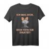 Ich mag dich, dich töte ich zuletzt Vampir Fledermaus T-Shirt  Lustiges Halloween Geschenk für Gruselfans von Männern und Frauen