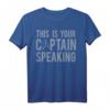 Star Trek This Is Your Captain Speaking Text Poster T-Shirt - Offiziell lizenzierte Fanbekleidung für Sci-Fi Enthusiasten