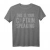 Star Trek This Is Your Captain Speaking Text Poster T-Shirt - Offiziell lizenzierte Fanbekleidung für Sci-Fi Enthusiasten