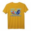 HapBunny Pixar Finding Dory T-Shirt - Offiziell Lizenz, Wasserfarben-Design mit 'Just Keep Swimming' Text