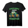 Echte Kerle fahren Traktor Kinder T-Shirt  Coole Landmaschinen Kleidung für Jungen, perfekt als Geschenk für kleine Trecker-Fans
