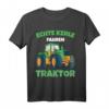 Echte Kerle fahren Traktor Kinder T-Shirt  Coole Landmaschinen Kleidung für Jungen, perfekt als Geschenk für kleine Trecker-Fans
