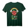 Lustiges T-Shirt 'An Apple A Day. You Die Anyway.' - Buntes, humorvolles Design mit Apfel und Regenbogen für Spaß und gute Laune