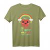 Lustiges T-Shirt 'An Apple A Day. You Die Anyway.' - Buntes, humorvolles Design mit Apfel und Regenbogen für Spaß und gute Laune