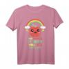 Lustiges T-Shirt 'An Apple A Day. You Die Anyway.' - Buntes, humorvolles Design mit Apfel und Regenbogen für Spaß und gute Laune
