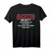Nüchtern ins Bett Spruch T-Shirt - Witziges Geschenk für Bier- und Whiskytrinker zu Geburtstag oder Weihnachten