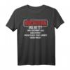 Nüchtern ins Bett Spruch T-Shirt - Witziges Geschenk für Bier- und Whiskytrinker zu Geburtstag oder Weihnachten