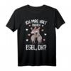 Ich mag halt Esel - Bauernhof & Landwirtin Kinder Mädchen T-Shirt als Geschenk zu Weihnachten & Geburtstag