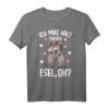 Ich mag halt Esel - Bauernhof & Landwirtin Kinder Mädchen T-Shirt als Geschenk zu Weihnachten & Geburtstag