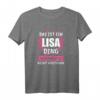 Lisa Name Vorname Geschenk T-Shirt - Personalisierte Geburtstagsgeschenkidee für Lisa Liebhaber und Freunde