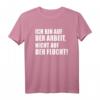 Ich bin auf der Arbeit nicht auf der Flucht Shirt  Lustiges Job T-Shirt mit Spruch für Büro, Kollegen & Arbeit