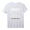 Paar Freund T-Shirt Sorry Ich Bin Schon Vergeben  Lustiges Partner-Shirt für Männer mit Spruch, perfektes Geschenk für Verliebte und Ehemänner